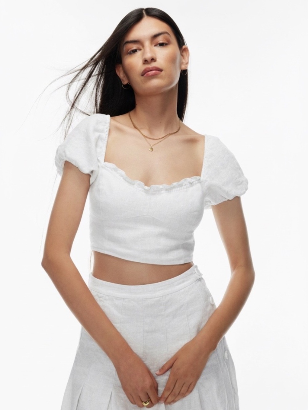 Wilfred wander bustier crop top